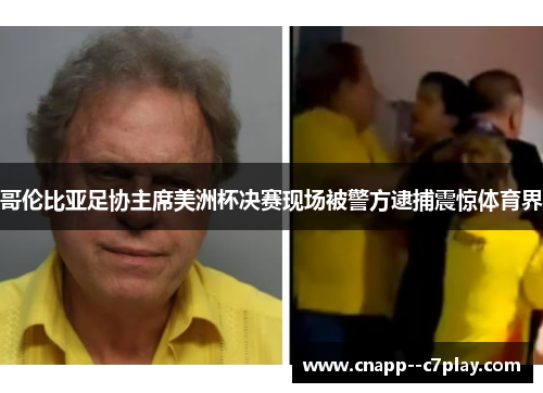 哥伦比亚足协主席美洲杯决赛现场被警方逮捕震惊体育界